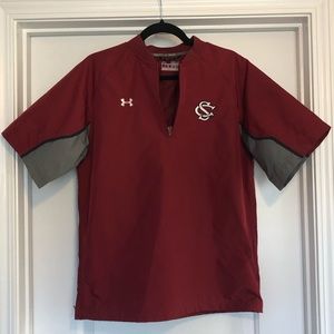 Under Armour Gamecock golf short sleeve 1/4 zip, S